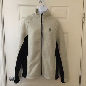Mens NWT Spyder Sherpa Lined Full Zip Jacket Size M